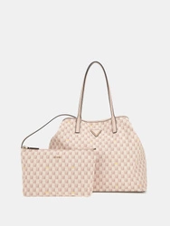 Torebka shopper z saszetką GUESS WAVE HWJT93