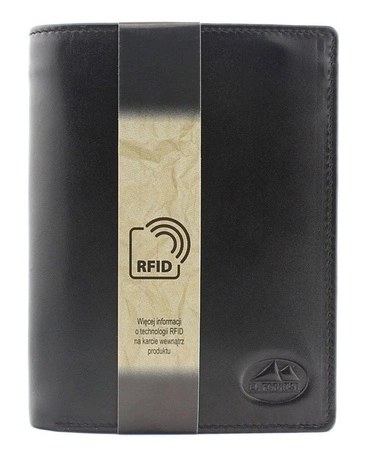 Portfel pionowy męski EL FORREST 861 RFID