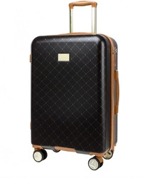 Walizka Puccini Saint Tropez Monogram średnia 4 koła ABS023B 55l