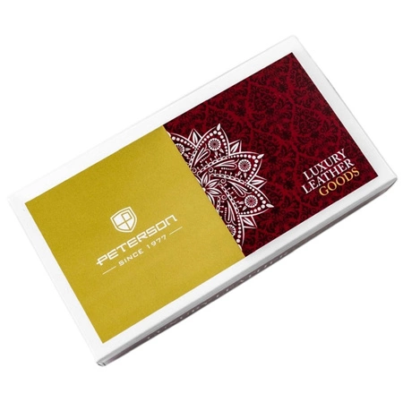 Portfel damski skórzany PETERSON SGN/8478 RED