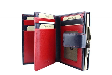 Portfel pionowy damski EL FORREST 872 RFID