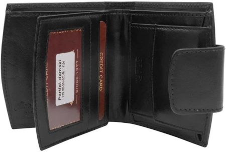 Portfel damski skórzany PETERSON PTN RD-314-NGV-M