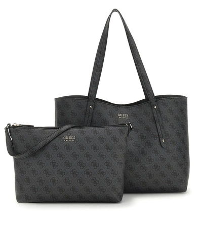 Torebka shopper z saszetką GUESS BRENTON HWLG96