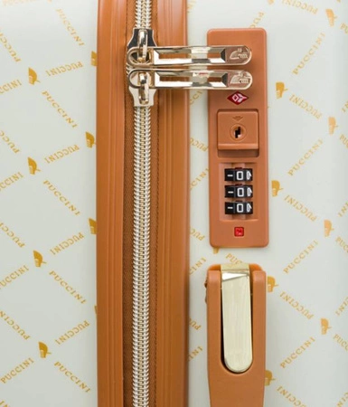 Walizka Puccini Saint Tropez Monogram duża 4 koła ABS023A 87l