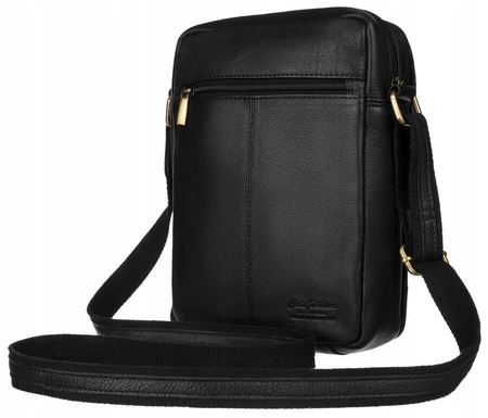 Torba listonoszka męska na ramię skórzana PTN 502-NMD/2946