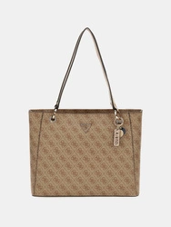 Torebka shopper GUESS logo 4g Noelle HWBG78 LATTE LOGO