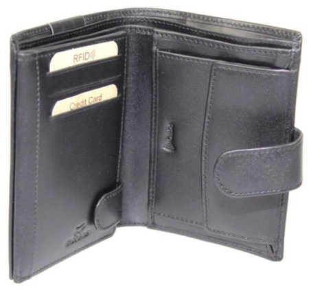 Portfel pionowy męski El Forrest 988 67 RFID