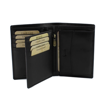 Portfel pionowy męski El Forrest 925  RFID