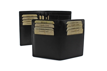 Portfel pionowy męski El Forrest 925  RFID