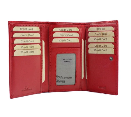 Portfel poziomy damski EL FORREST 948  RFID