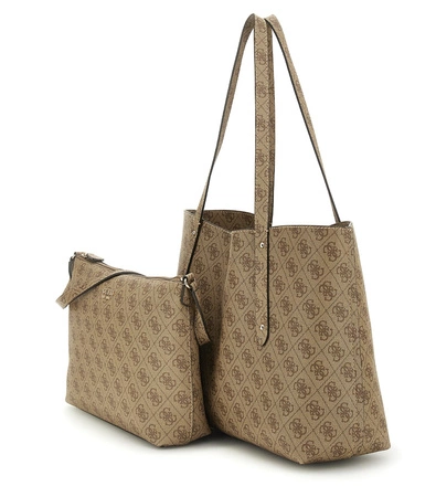 Torebka shopper z saszetką GUESS BRENTON HWLG96