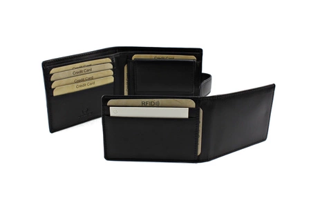 Portfel poziomy męski EL FORREST 817 RFID