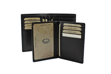 Portfel pionowy męski El Forrest 925  RFID