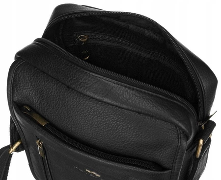 Torba listonoszka męska na ramię skórzana PTN 502-NMD/2946